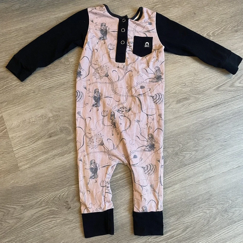 Rags To Raches 12-18 Months Romper Nightmare Before Christmas Sally Skellington